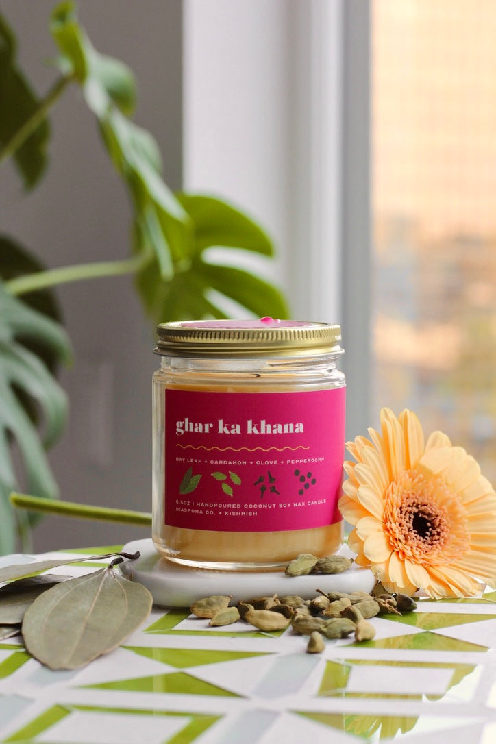 Diaspora Co. Collab Ghar Ka Khana Candle