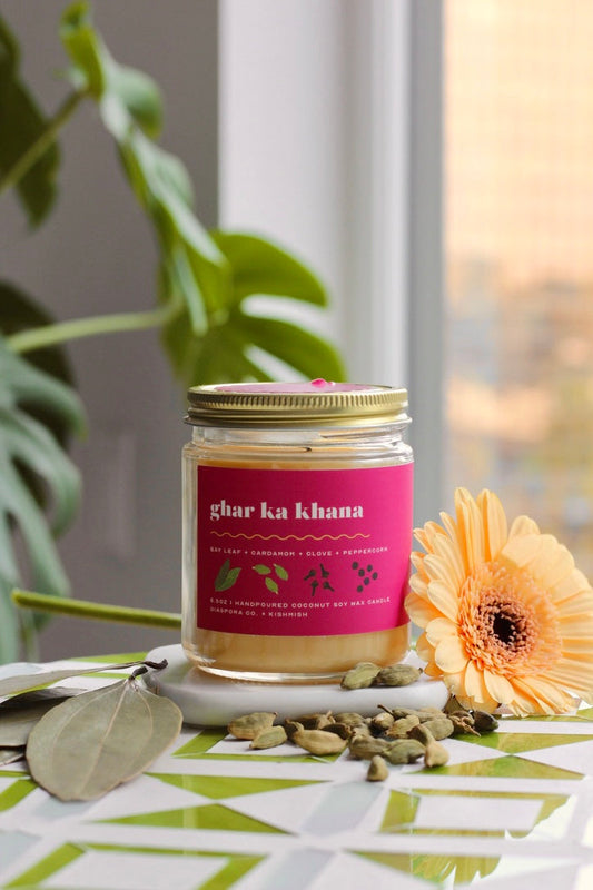 Diaspora Co. Collab Ghar Ka Khana Candle